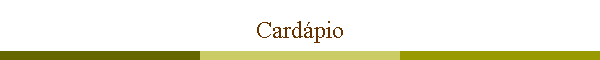 Cardpio